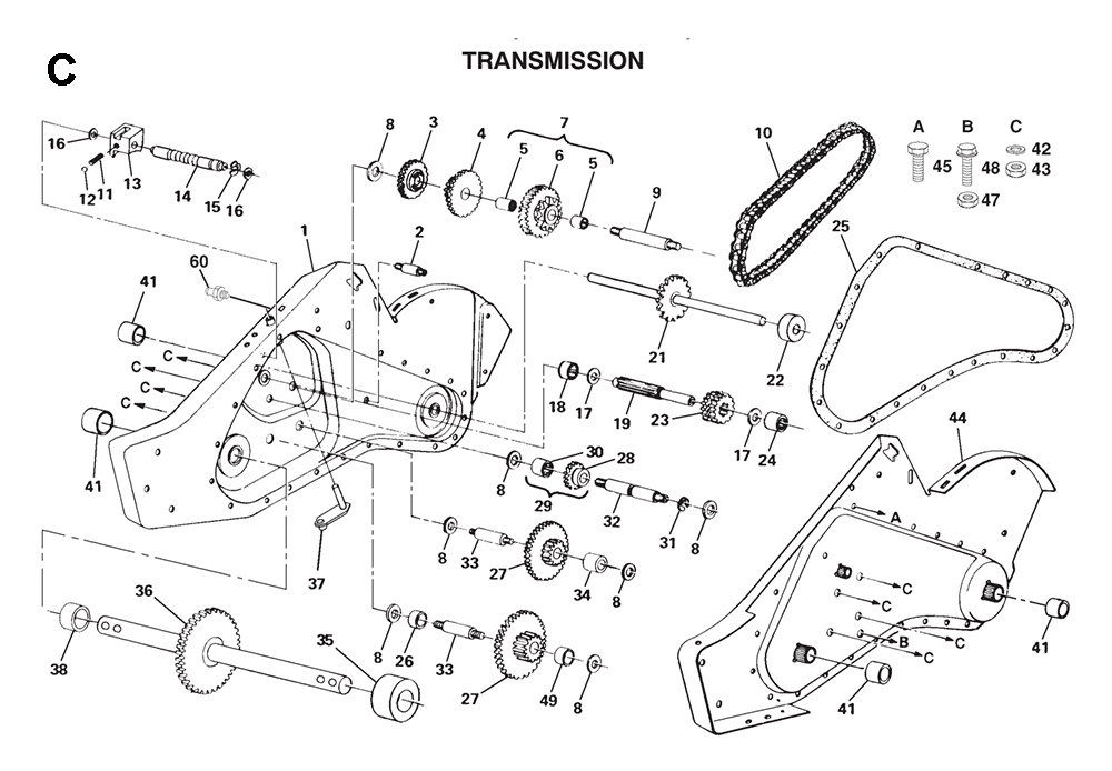 CRT 81-(96091000305)-Husqvarna-PB-3Break Down